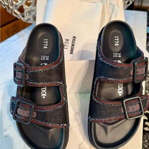 SOLD!!!  
1774 Birkenstock dark denim Arizona.